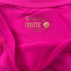 Lilly Pulitzer Bright Pink Luxletic Workout Tank